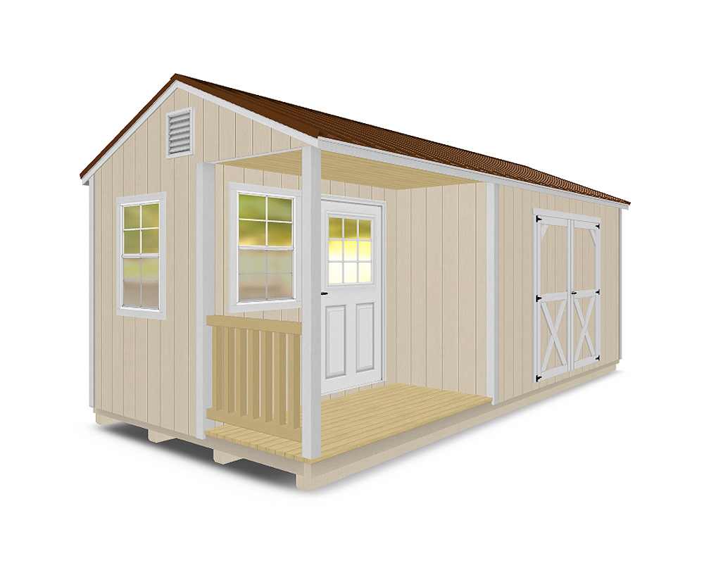 A-Frame With Corner Porch