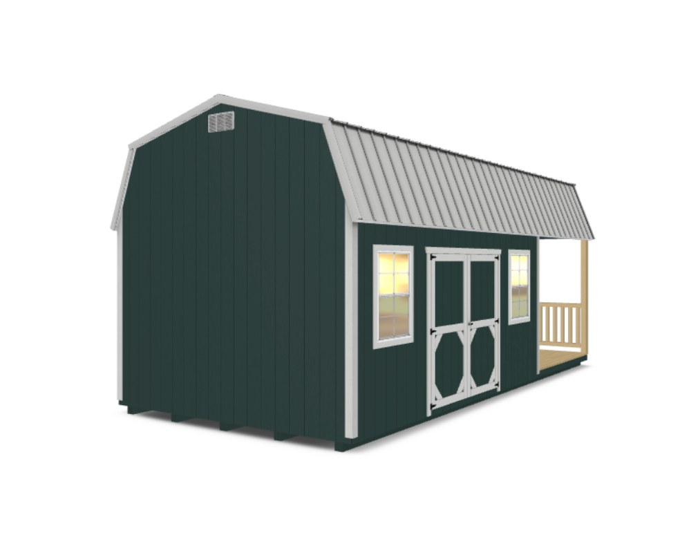 High Barn with Side Porch Right High Barn with Side Porch Right