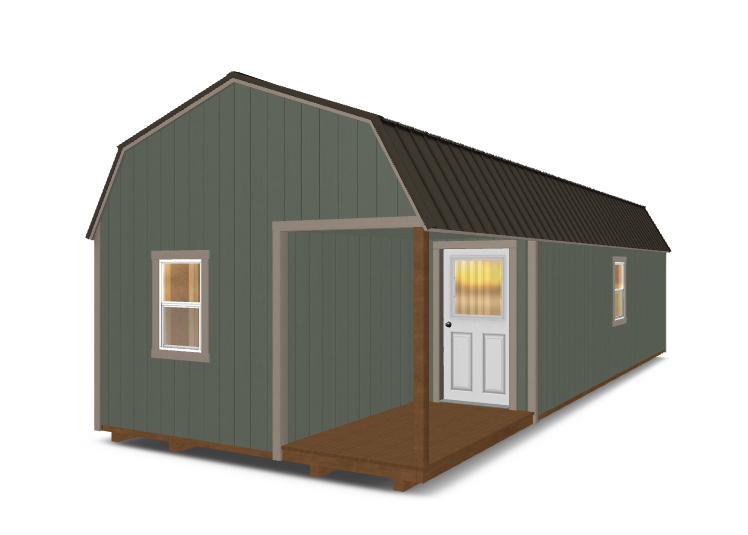 Lofted Cabin with Corner Porch