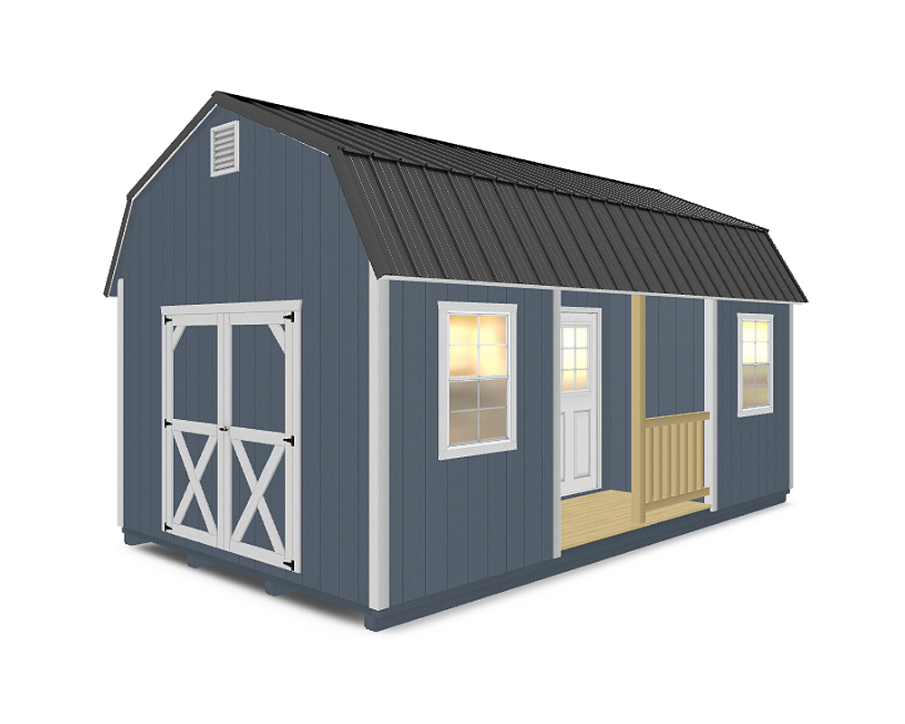 Barn With Middle Porch