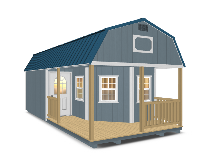 Deluxe Side Lofted Barn Cabin