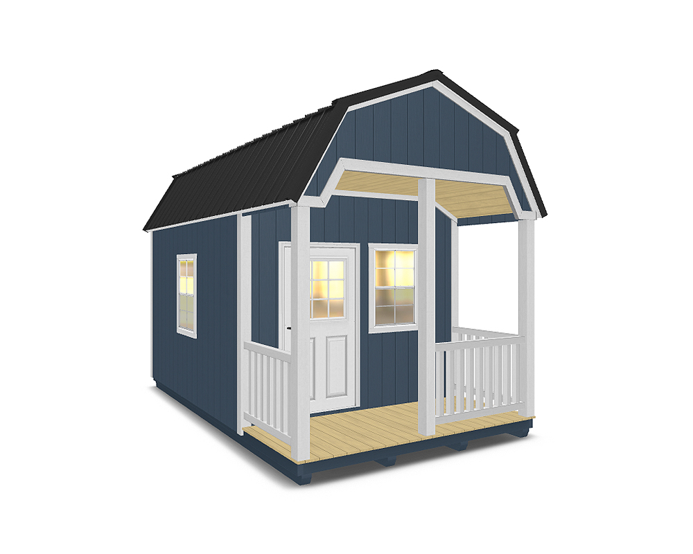 Gambrel With Front Porch