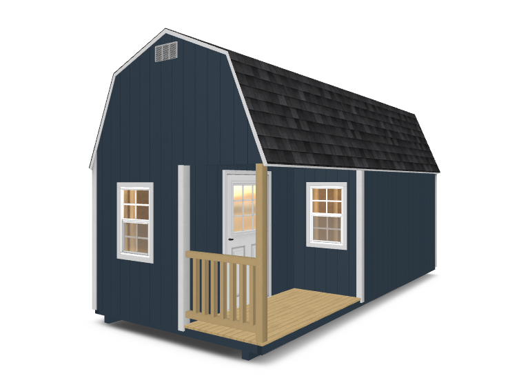 Barn With Corner Porch